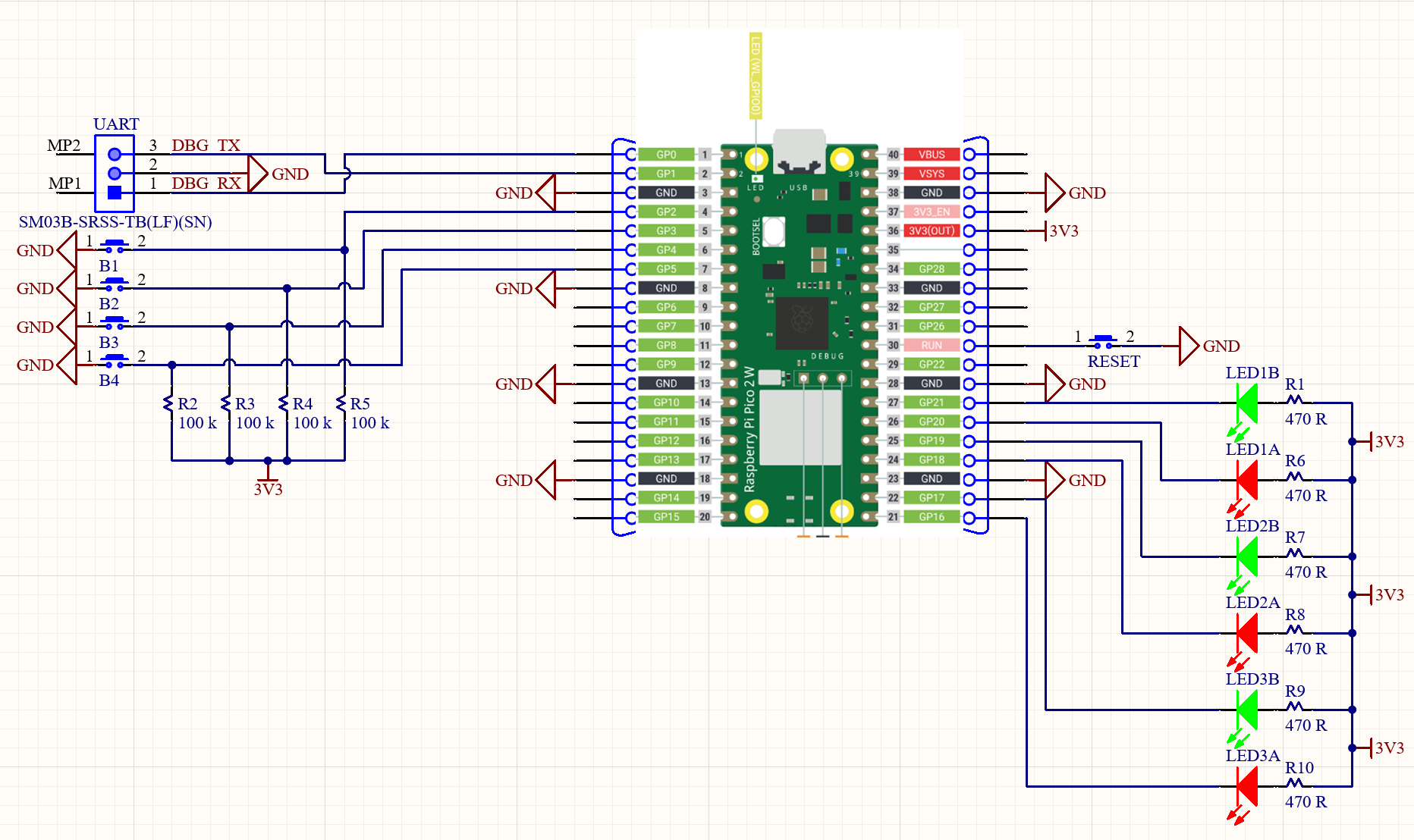 C7222 Pico W Board Schematic